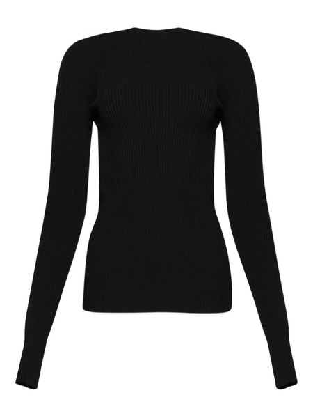  Rick Owens Ribbed Open-back Top - Black 