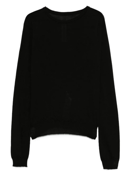  Rick Owens Round-neck Wool Jumper - Black 