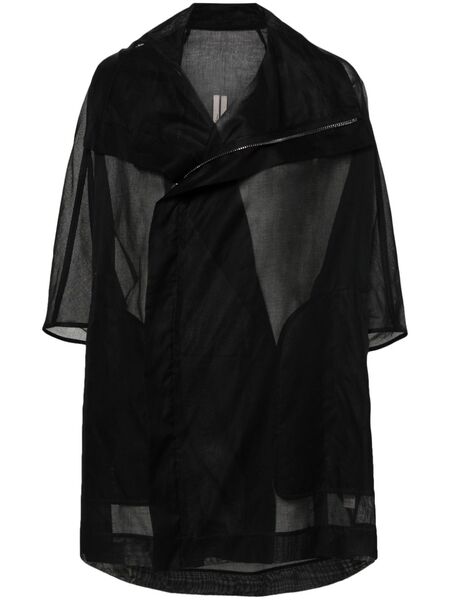  Rick Owens Semi-sheer Jacket - Black 