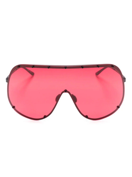  Rick Owens Shield-frame Tinted Sunglasses - Black 
