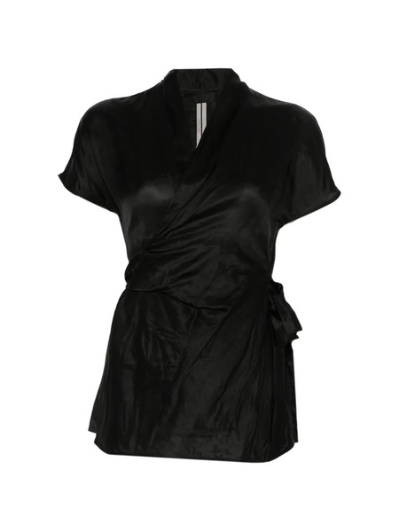  Rick Owens Short-sleeve Blouse - Black 