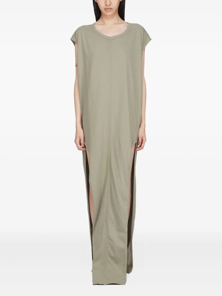  Rick Owens Side-split Sleeveless Maxi Dress - Green 