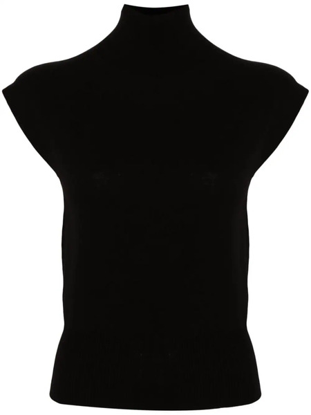  Rick Owens Sl Turtle Knitted Vest - Black 