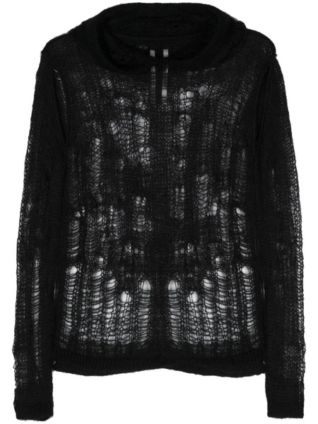  Rick Owens Spider Hoodie - Black 
