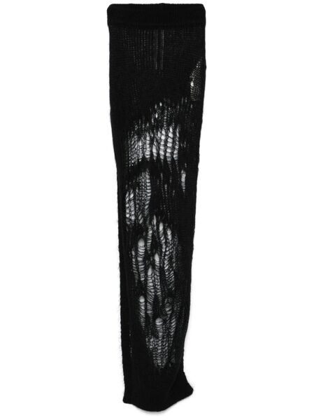  Rick Owens Spider Ziggy Maxi Skirt - Black 