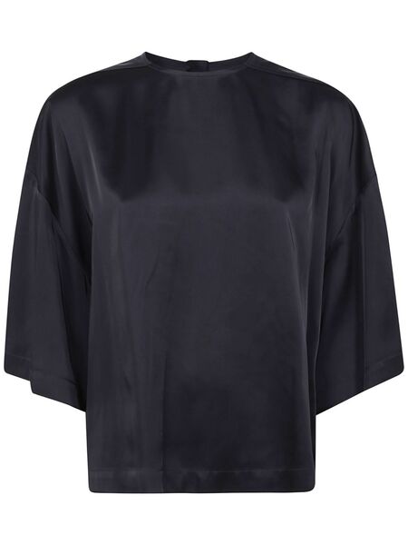  Rick Owens Square Sleeve Blouse - Black 