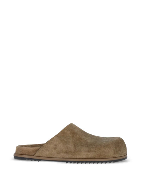  Rick Owens Suede Slip-on Sandals - Brown 