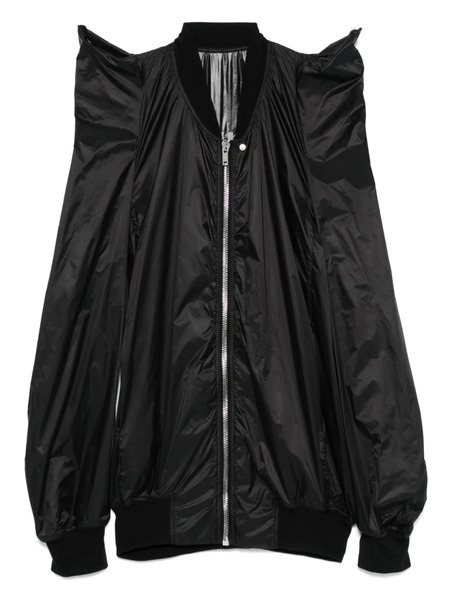  Rick Owens Tec Flight Bomber Jacket - Black 