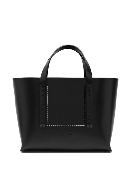  Rick Owens Temple Stitching Small Tote Bag - Black 