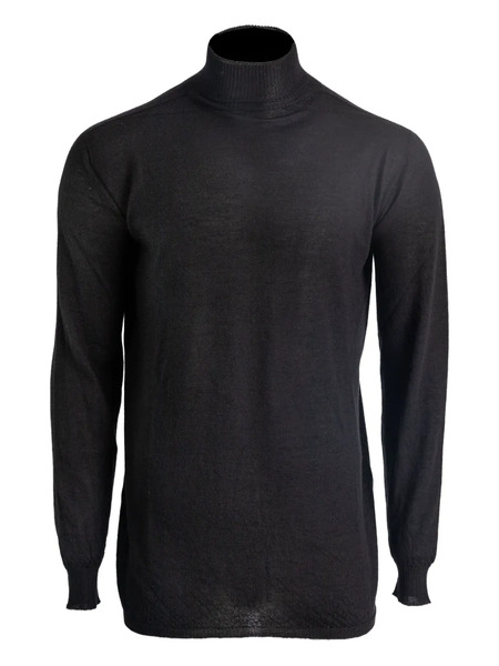  Rick Owens Turtleneck Sweater - Black 