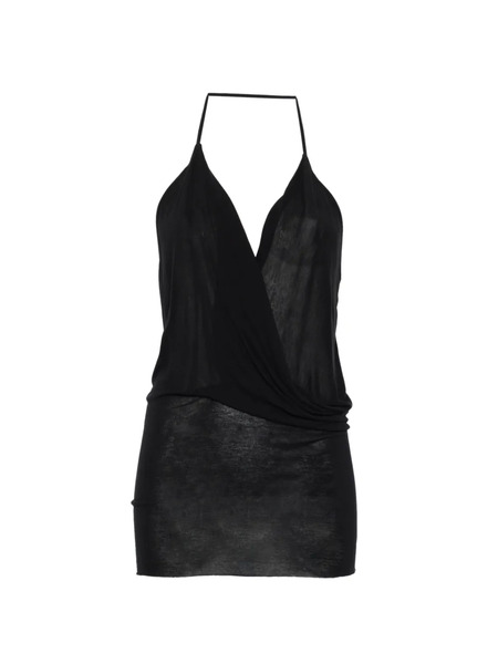  Rick Owens V-neck Top - Black 
