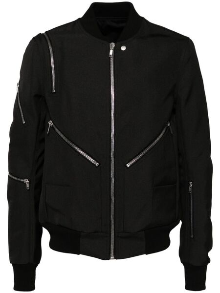  Rick Owens Zip-detaining Bomber Jacket - Black 
