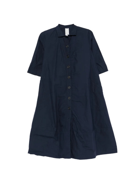  Ricorrrobe Buttoned Midi Shirt Dress - Blue 