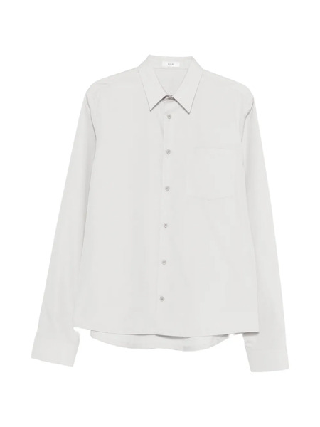  Rier Button-fastening Pocket Shirt - Grey 