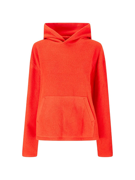  Rier Wool Fleece Hoodie - Orange 