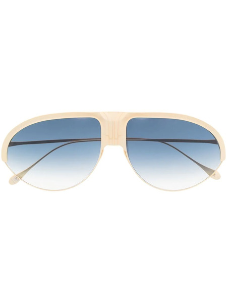  Rigards Oversized-frame Sunglasses - Gold 