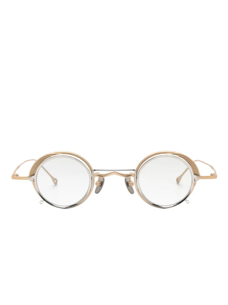 Rigards Round-frame Glasses - Gold 