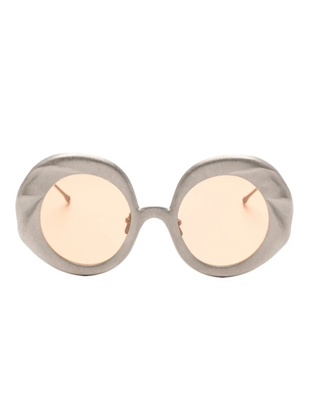  Rigards Round Frame Sunglasses - Grey 