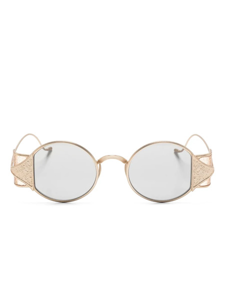 Rigards X Uma Wang Round-frame Sunglasses - Gold 