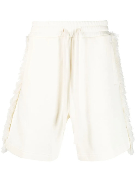  Ritos Frayed Cotton Shorts - Neutrals 