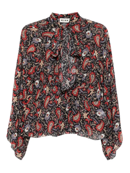  Rixo Uma Valverde Shirt - Black 
