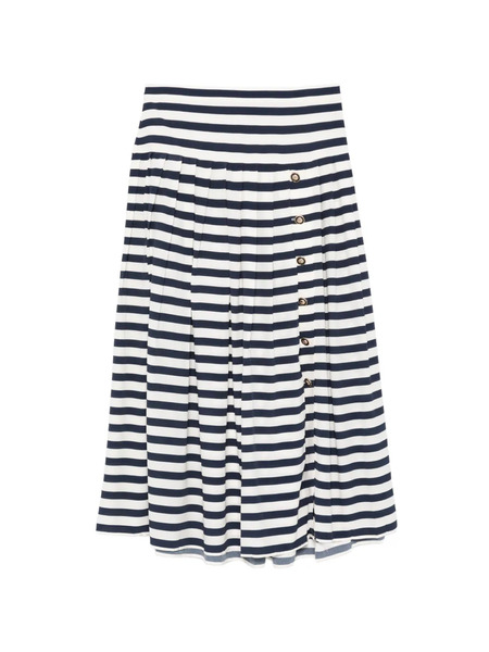 Rixo Una Striped Midi Skirt - Blue 