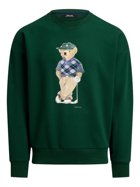  Rlx Ralph Lauren Bear-graphic Sweatshirt - Green 
