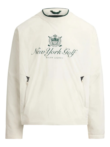  Rlx Ralph Lauren Crew-neck Zip-pockets Sweatshirt - Neutrals 