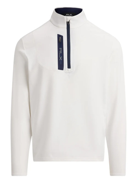  Rlx Ralph Lauren Half-zip Mock-neck Sweatshirt - White 