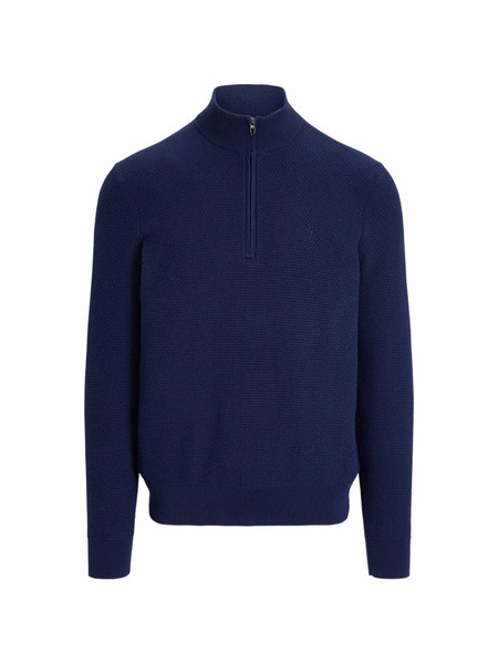  Rlx Ralph Lauren Half-zip Waffle Sweater - Blue 