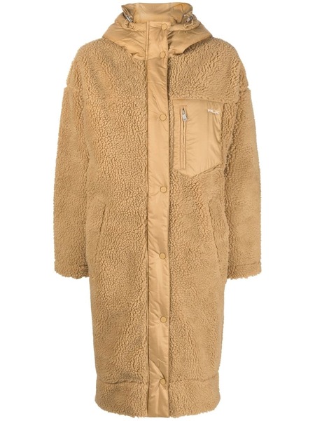  Rlx Ralph Lauren Padded Teddy-fleece Parka - Neutrals 