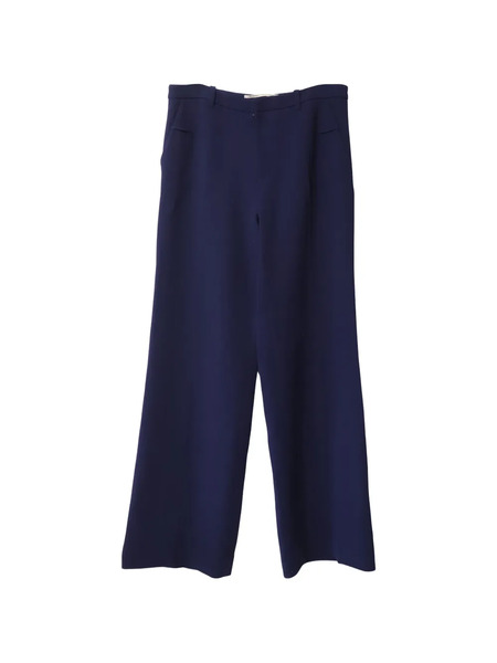  Rm By Roland Mouret Wool Pleated Trousers - Blue 