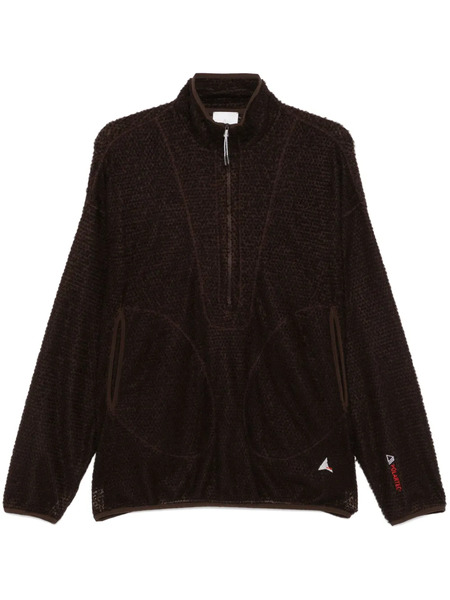  Roa Alpha Direct Half Zip Sweater - Brown 