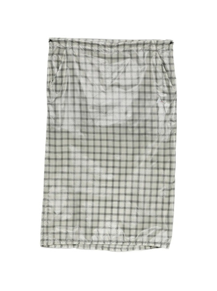  Roa Checked-print Midi Skirt - Grey 