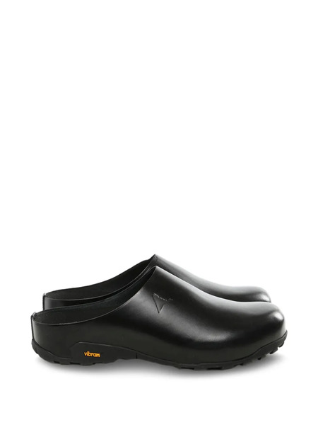  Roa Fedaia Slip-on Leather Mules - Black 