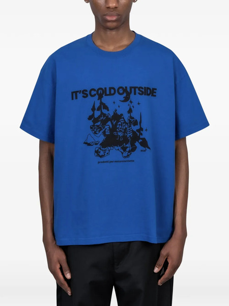 Roa Graphic-print T-shirt - Blue 