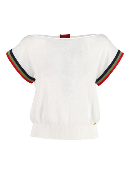  Roberta Di Camerino Pre-owned Knitted T-shirt - White 