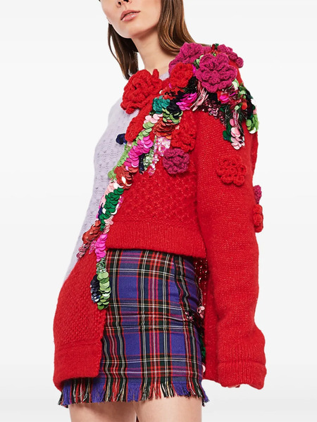  Roberta Einer Asymmetric Jumper - Red 