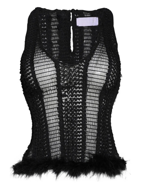  Roberta Einer Knitted Top - Black 