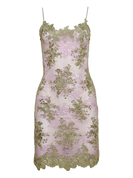  Roberta Einer Lace-detailing Dress - Green 
