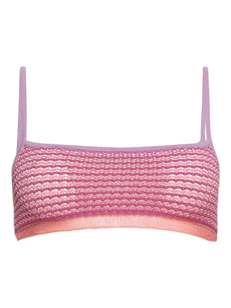  Roberta Einer Rib-knit Top - Pink 