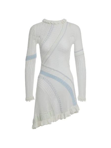  Roberta Einer Ruffled Mini Dress - White 