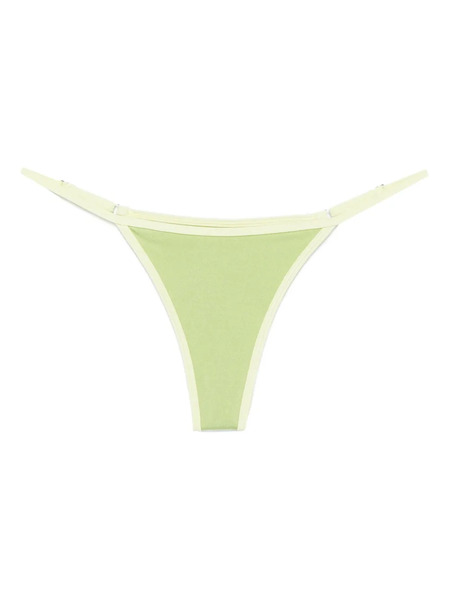  Roberta Einer X Kiss ‘n Thrill Frida High-rise Bikini Bottoms - Green 