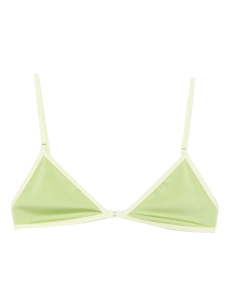  Roberta Einer X Kiss ‘n Thrill Frida Triangle-cup Bikini Top - Green 