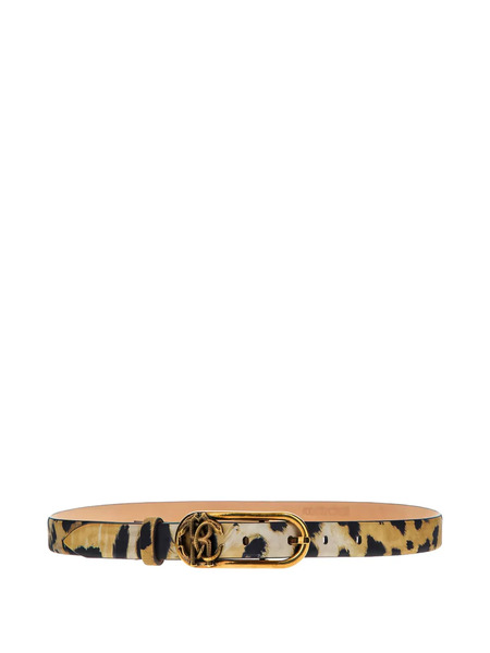  Roberto Cavalli Animal-pattern Belt - Brown 