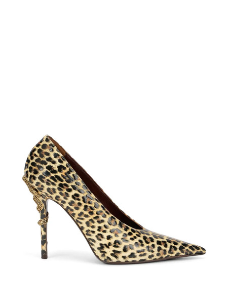  Roberto Cavalli Animal-print Leather Pumps - Neutrals 