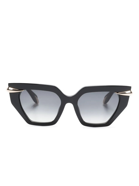  Roberto Cavalli Cat Eye-frame Sunglasses - Black 