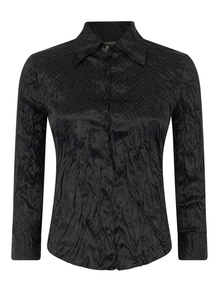  Roberto Cavalli Crinkled-effect Shirt - Black 