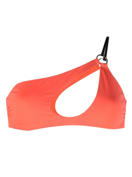  Roberto Cavalli Cut-out One-shoulder Bikini Top - Orange 