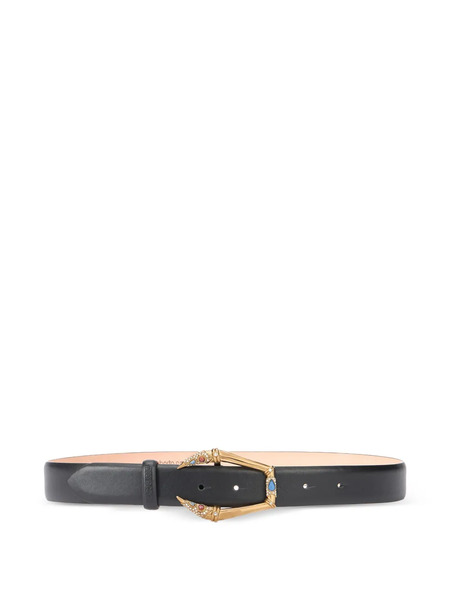  Roberto Cavalli Embellished-buckle Belt - Black 